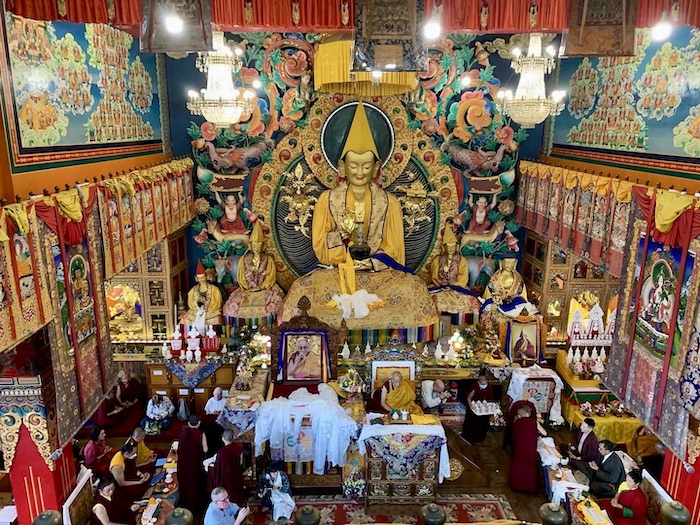 The one-year anniversary of Lama Zopa Rinpoche&#039;s passing away, Kopan Monastery, Nepal, April 2024. Photo: Stacey Martin.